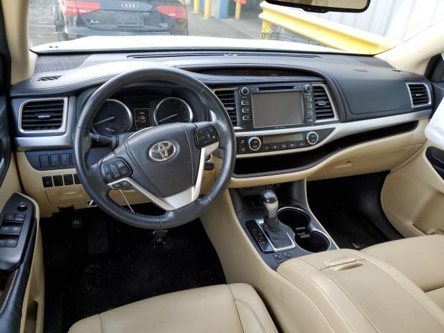 5TDJKRFH9FS072692 - 2015 TOYOTA HIGHLANDER XLE 白色 照片 8