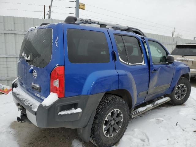 5N1AN0NW8EN807648 - 2014 NISSAN XTERRA X BLUE photo 3