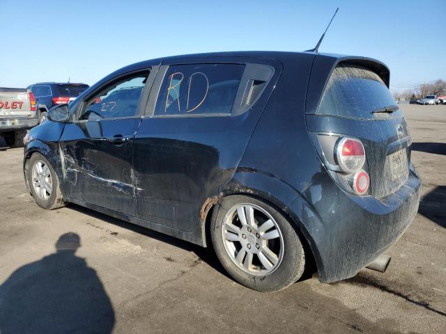 1G1JD6SB0C4214826 - 2012 CHEVROLET SONIC LT BLACK photo 2