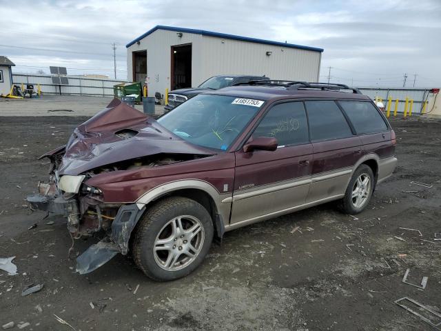 4S3BG6852X6639074 - 1999 SUBARU LEGACY OUTBACK BURGUNDY photo 1