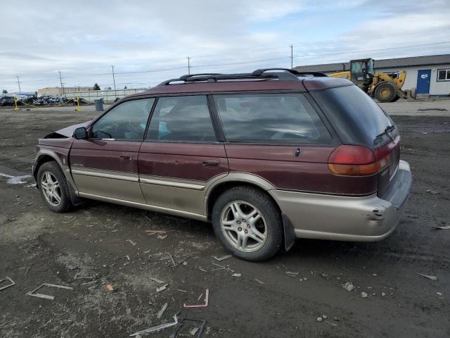 4S3BG6852X6639074 - 1999 SUBARU LEGACY OUTBACK BURGUNDY photo 2