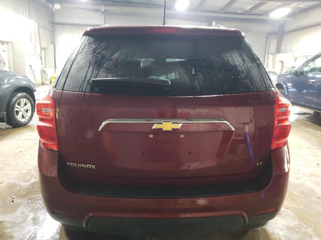 2GNALCEK7H1601159 - 2017 CHEVROLET EQUINOX LT RED photo 6