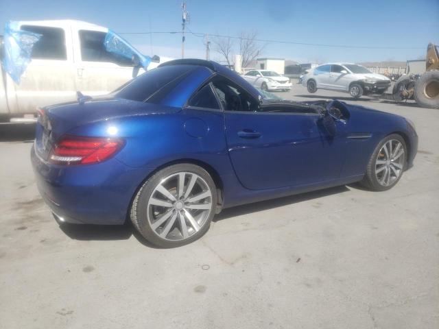 WDDPK3JA6HF129148 - 2017 MERCEDES-BENZ SLC 300 BLUE photo 3