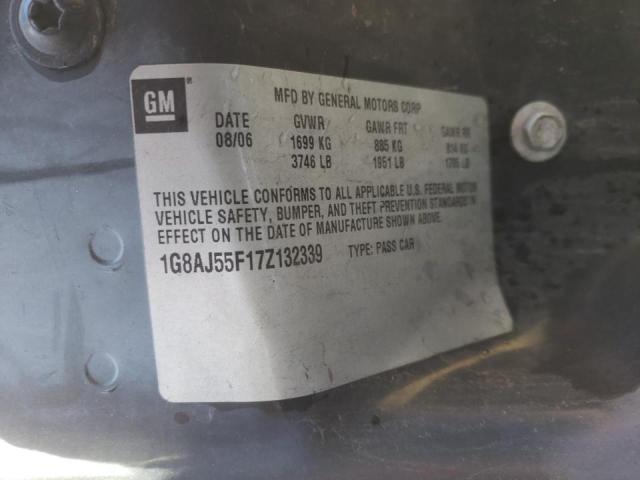 1G8AJ55F17Z132339 - 2007 SATURN ION LEVEL 2 RED photo 13