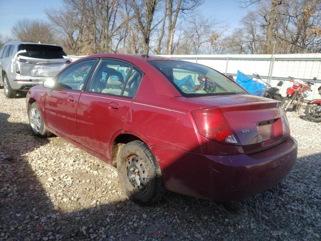 1G8AJ55F17Z132339 - 2007 SATURN ION LEVEL 2 RED photo 2