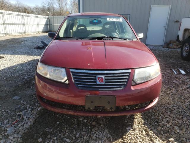 1G8AJ55F17Z132339 - 2007 SATURN ION LEVEL 2 RED photo 5