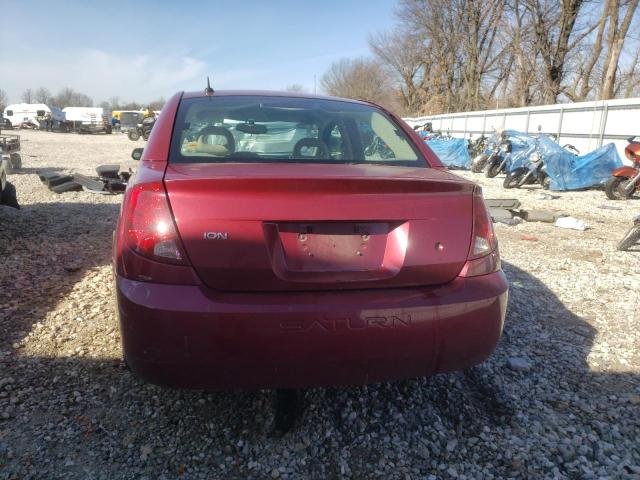 1G8AJ55F17Z132339 - 2007 SATURN ION LEVEL 2 RED photo 6