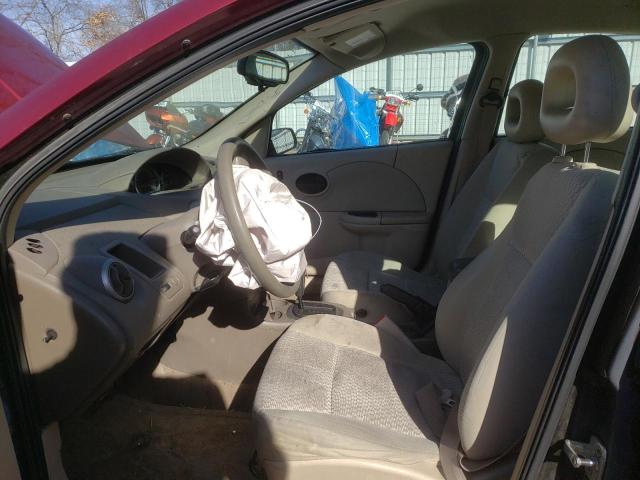1G8AJ55F17Z132339 - 2007 SATURN ION LEVEL 2 RED photo 7