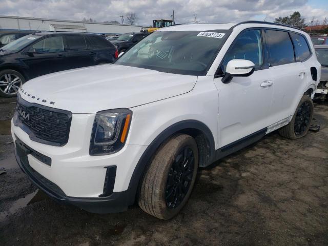 5XYP3DHC2NG256024 - 2022 KIA TELLURIDE EX WHITE photo 1