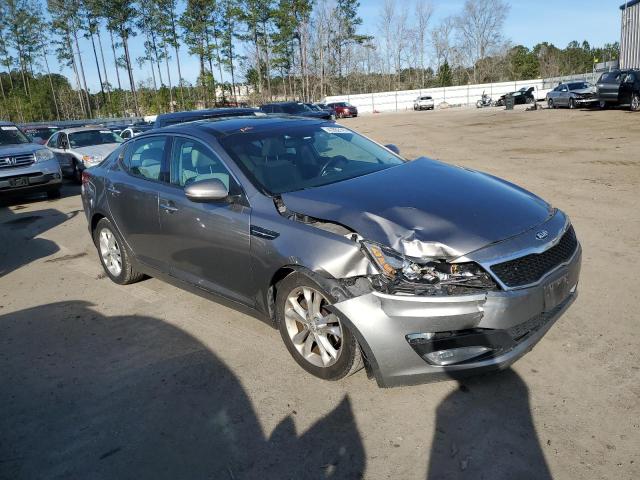 5XXGN4A77DG127481 - 2013 KIA OPTIMA EX GRAY photo 4