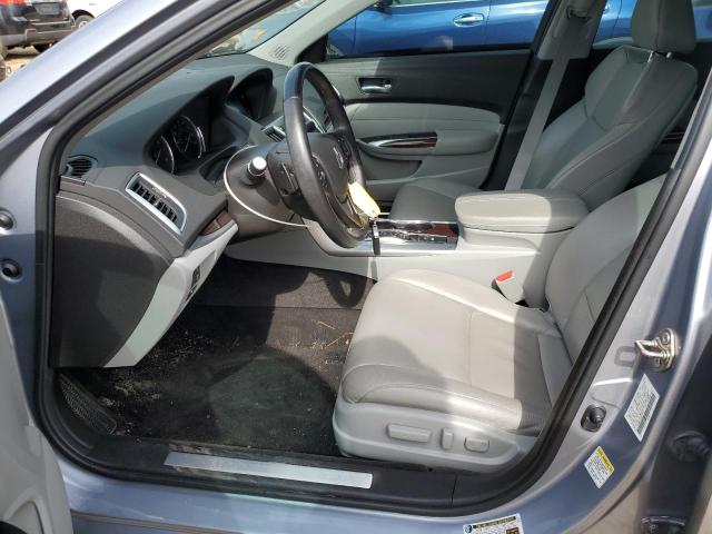 19UUB2F70GA010609 - 2016 ACURA TLX ADVANCE ვერცხლისფერი ფოტო 7