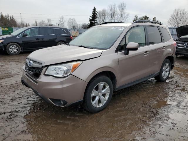 JF2SJCHC5FH410908 - 2015 SUBARU FORESTER 2.5I LIMITED BEIGE photo 1