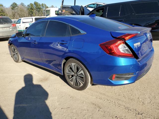 19XFC1F72GE204585 - 2016 HONDA CIVIC EXL BLUE photo 2