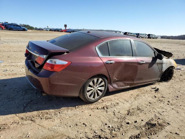 1HGCR2F86FA027882 - 2015 HONDA ACCORD EXL BURGUNDY photo 3