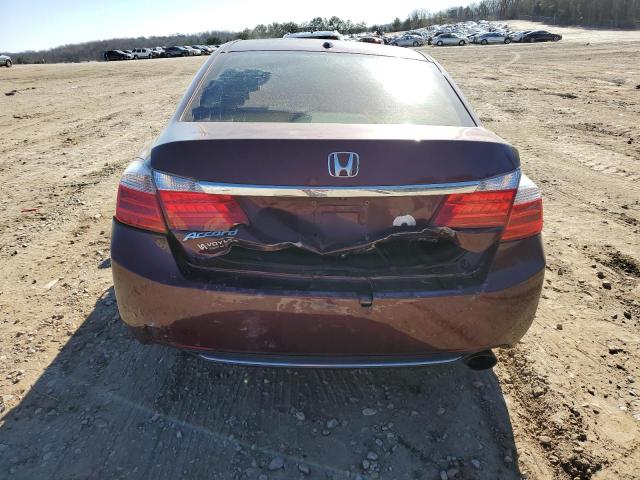 1HGCR2F86FA027882 - 2015 HONDA ACCORD EXL BURGUNDY photo 6