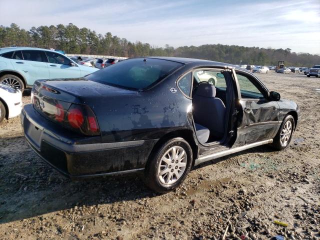 2G1WF52K059374554 - 2005 CHEVROLET IMPALA BLACK photo 3