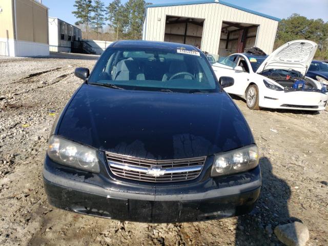 2G1WF52K059374554 - 2005 CHEVROLET IMPALA BLACK photo 5