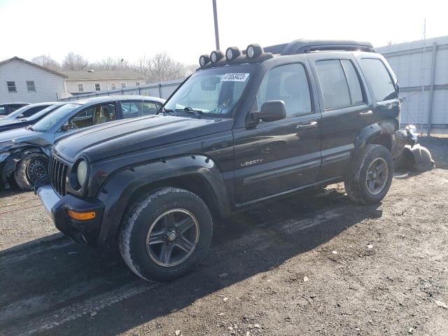 1J4GL38K34W190824 - 2004 JEEP LIBERTY RE BLACK photo 1