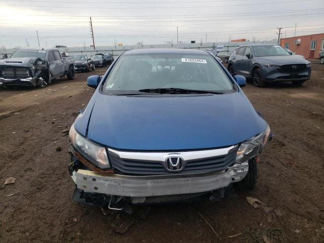 19XFB2F55CE079387 - 2012 HONDA CIVIC LX BLUE photo 5