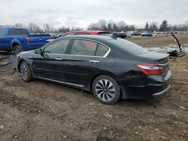 JHMCR6F36HC018972 - 2017 HONDA ACCORD HYBRID BLACK photo 2