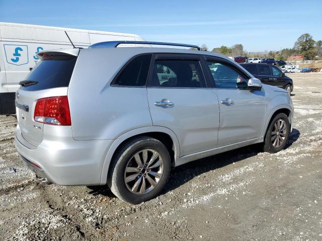 5XYKW4A21DG393201 - 2013 KIA SORENTO SX SILVER photo 3