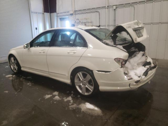 WDDGF8BB9AF378896 - 2010 MERCEDES-BENZ C 300 4MAT WHITE photo 2