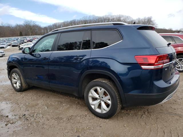 1V2WR2CA0KC554848 - 2019 VOLKSWAGEN ATLAS SE BLUE photo 2