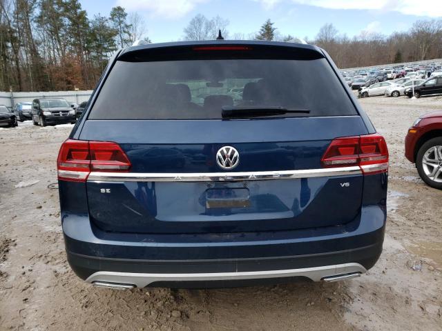 1V2WR2CA0KC554848 - 2019 VOLKSWAGEN ATLAS SE BLUE photo 6