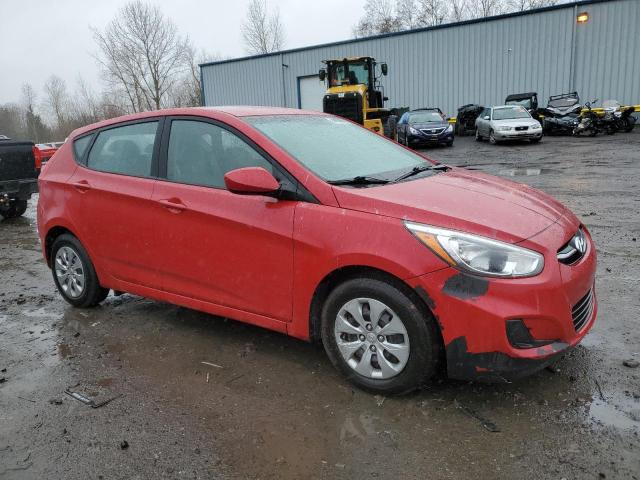 KMHCT5AE6HU334402 - 2017 HYUNDAI ACCENT SE RED photo 4