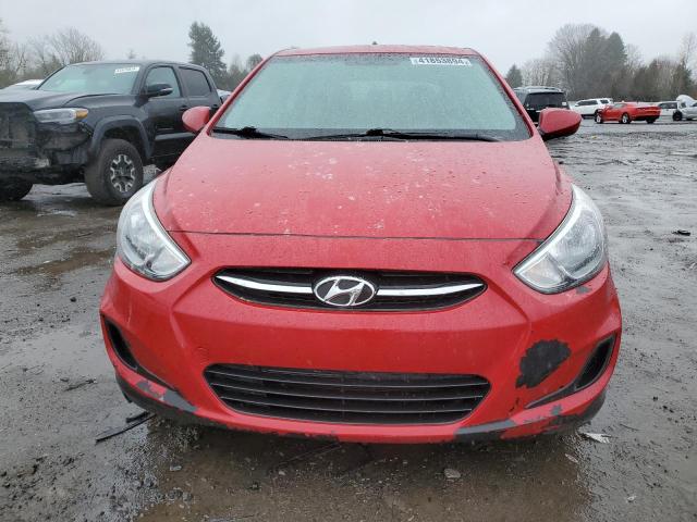 KMHCT5AE6HU334402 - 2017 HYUNDAI ACCENT SE RED photo 5