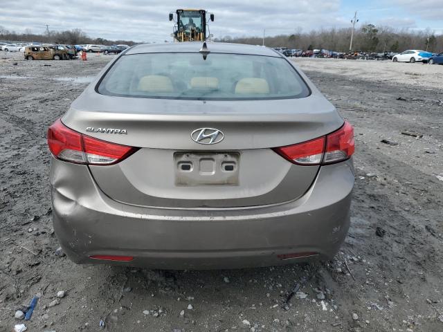 5NPDH4AE6DH290216 - 2013 HYUNDAI ELANTRA GLS GRAY photo 6