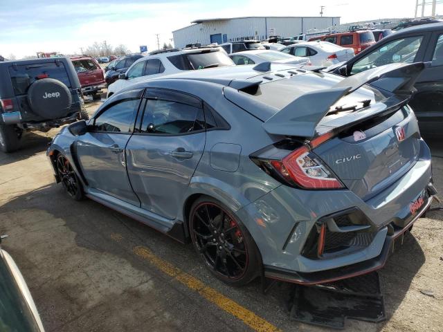 SHHFK8G75KU203152 - 2019 HONDA CIVIC TYPE-R TOURING GRAY photo 2