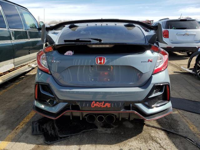 SHHFK8G75KU203152 - 2019 HONDA CIVIC TYPE-R TOURING GRAY photo 6