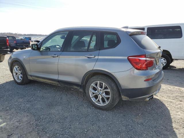 5UXWX7C57BL730798 - 2011 BMW X3 XDRIVE3 GRAY photo 2