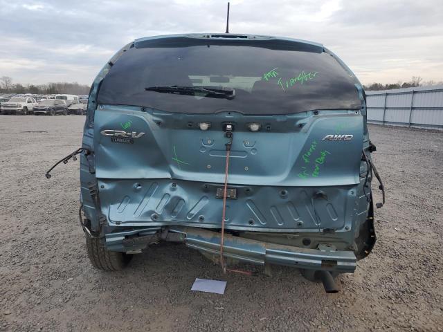 2HKRM4H55FH661621 - 2015 HONDA CR-V EX TEAL photo 6