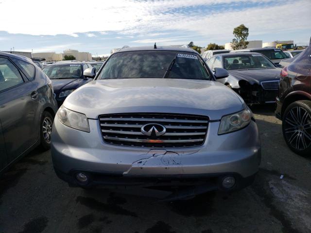 JNRAS08W75X203585 - 2005 INFINITI FX35 SILVER photo 5