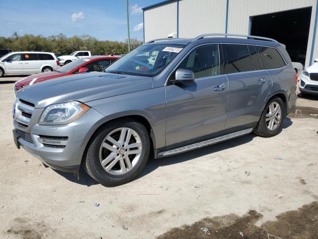 4JGDF7CE6EA337589 - 2014 MERCEDES-BENZ GL 450 4MATIC GRAY photo 1