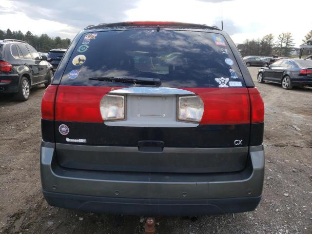 3G5DA03E52S592861 - 2002 BUICK RENDEZVOUS CX BLACK photo 6