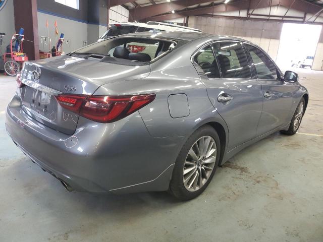 JN1EV7AR2JM437704 - 2018 INFINITI Q50 LUXE GRAY photo 3