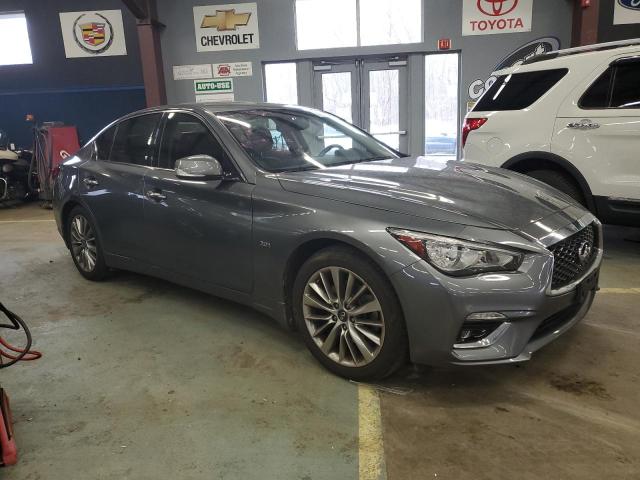 JN1EV7AR2JM437704 - 2018 INFINITI Q50 LUXE GRAY photo 4