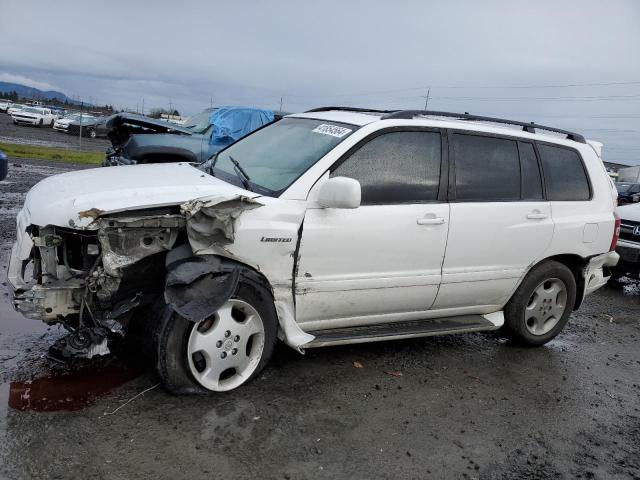 JTEEP21AX60145054 - 2006 TOYOTA HIGHLANDER LIMITED WHITE photo 1