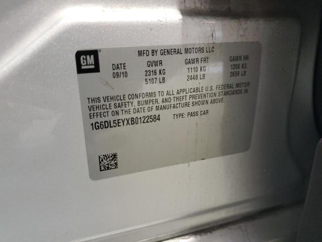 1G6DL5EYXB0122584 - 2011 CADILLAC CTS PERFORMANCE COLLECTION Серебристый фото 13