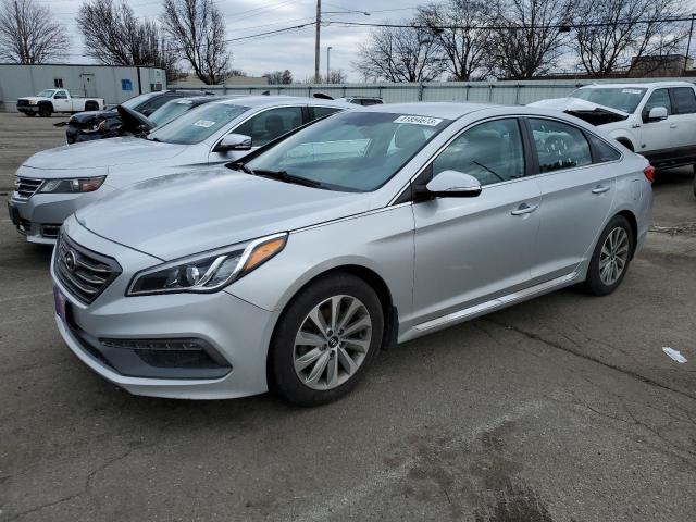 5NPE34AF2HH464235 - 2017 HYUNDAI SONATA SPORT SILVER photo 1