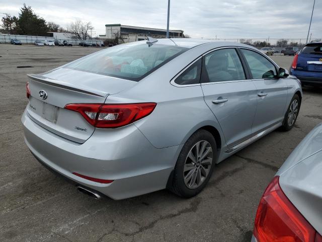 5NPE34AF2HH464235 - 2017 HYUNDAI SONATA SPORT SILVER photo 3