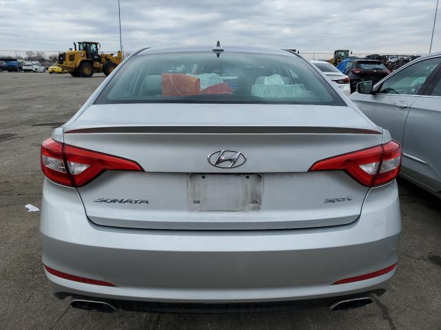 5NPE34AF2HH464235 - 2017 HYUNDAI SONATA SPORT SILVER photo 6