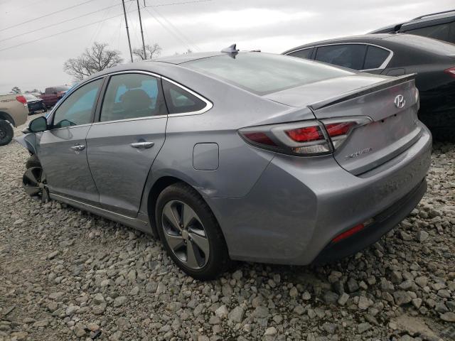 KMHE34L1XGA017929 - 2016 HYUNDAI SONATA HYBRID GRAY photo 2