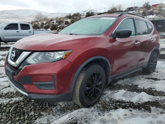 5N1AT2MV4HC816051 - 2017 NISSAN ROGUE SV RED photo 1