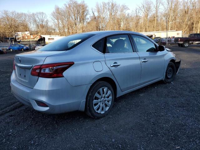 3N1AB7AP8GY299307 - 2016 NISSAN SENTRA S SILVER photo 3