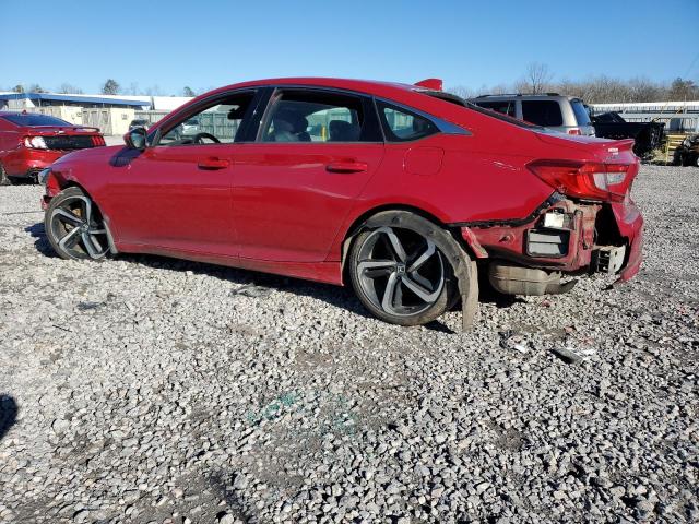 1HGCV2F33JA032529 - 2018 HONDA ACCORD SPORT RED photo 2