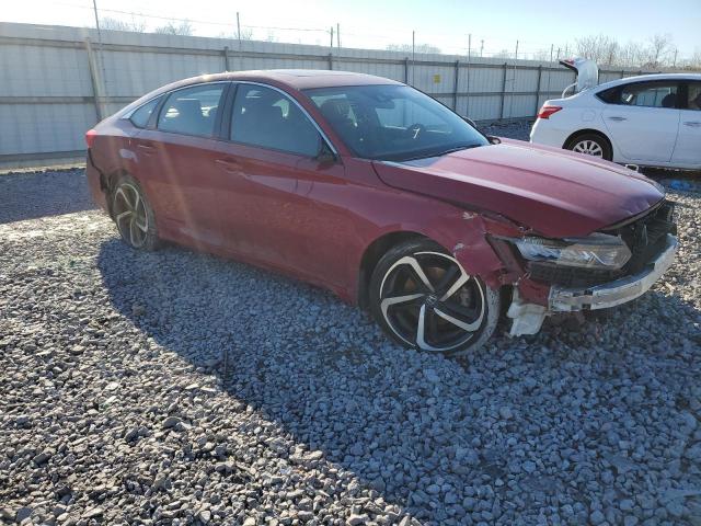 1HGCV2F33JA032529 - 2018 HONDA ACCORD SPORT RED photo 4